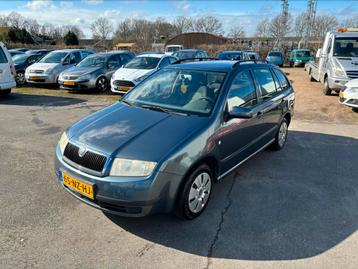 Skoda Fabia 1.4 Combi 55KW 2004 Grijs LEUKE AUTO!!