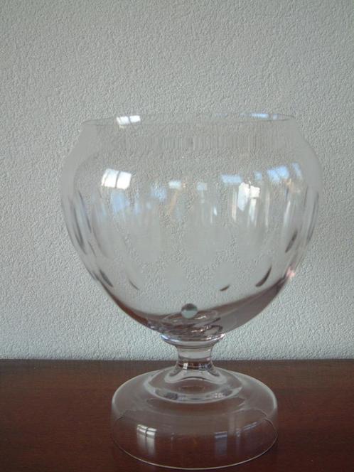 gave antiek glas pot bokaal met olijfslijpsel nr.2, Antiek en Kunst, Antiek | Glas en Kristal, Ophalen of Verzenden