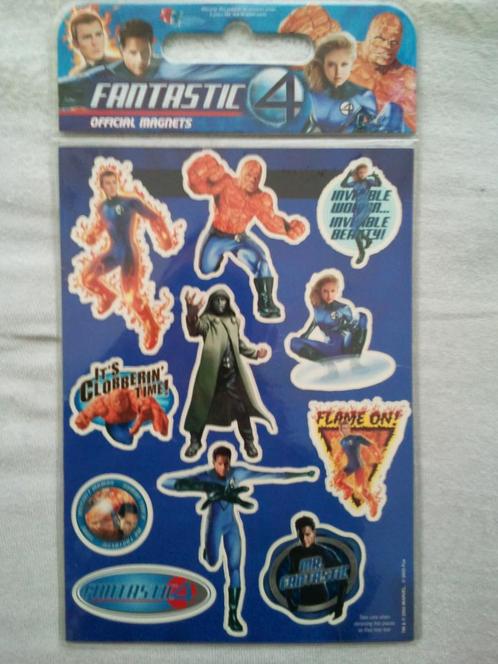 Fantastic four 4 magneten set groot Marvel superhelden, Verzamelen, Film en Tv, Zo goed als nieuw, Film, Ophalen of Verzenden