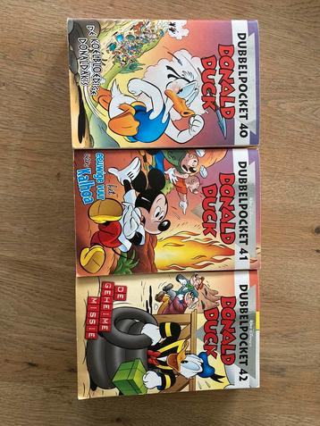 3 Donald Duck dubbel pockets nr 40,41 en 42