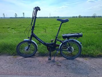 Elektrische vouwfiets.