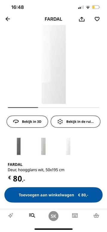 Ikea pax fardal hoogglans deuren (3x) - afbeelding 3 Ikea pax fardal hoogglans deuren (3x) - afbeelding 3