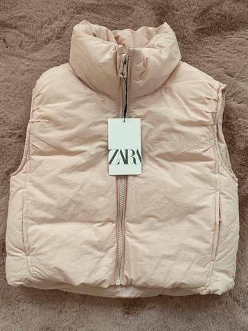 Licht roze body warmer Zara mt 120 nieuw