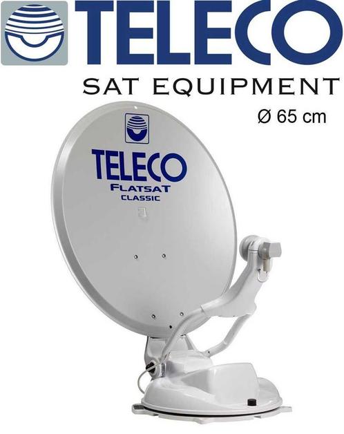 Teleco Flatsat Classic BT 65 SMART TWIN, P16 SAT, Bluetooth, Caravans en Kamperen, Camper-accessoires, Nieuw, Ophalen of Verzenden