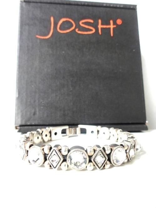 Nieuwe Josh dames armband, Sieraden, Tassen en Uiterlijk, Armbanden, Nieuw, Overige materialen, Zilver, Met kristal, Verzenden