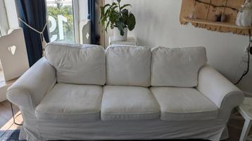 Bankstel 3 zits met vervangbare kussens . Ektorp ikea - afbeelding 1 Bankstel 3 zits met vervangbare kussens . Ektorp ikea - afbeelding 1