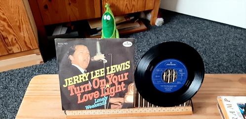 Jerry Lee Lewis-Turn on your love lights(427) 3 euro, Cd's en Dvd's, Vinyl Singles, Zo goed als nieuw, Single, Pop, 7 inch, Ophalen of Verzenden