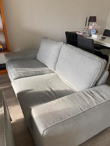 Twee grijze 2-zits banken (IKEA KIVIK) 190x95x83cm - afbeelding 5 Twee grijze 2-zits banken (IKEA KIVIK) 190x95x83cm - afbeelding 5
