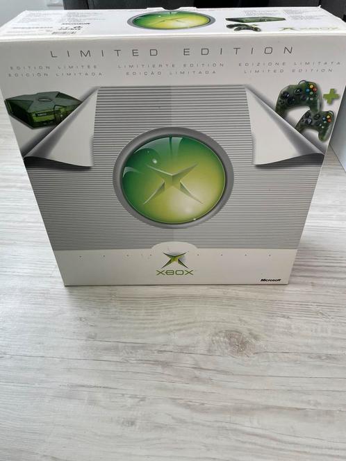 Xbox translucent green, Spelcomputers en Games, Spelcomputers | Xbox Original, Zo goed als nieuw, Ophalen of Verzenden