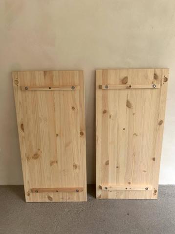 Twee houten Ivar kastdeurtjes van Ikea - 42 breed x 83 hoog - afbeelding 2 Twee houten Ivar kastdeurtjes van Ikea - 42 breed x 83 hoog - afbeelding 2