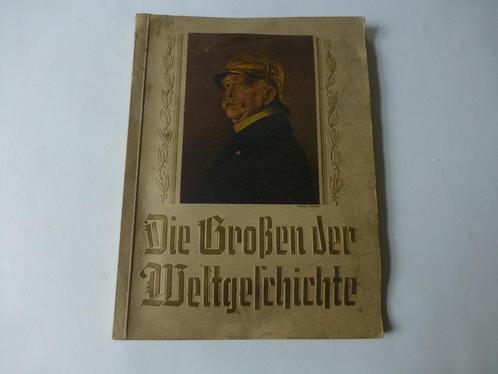 Plaatjesalbum: De groten van de wereldgeschiedenis  uit 1934, Boeken, Prentenboeken en Plaatjesalbums, Gelezen, Plaatjesalbum