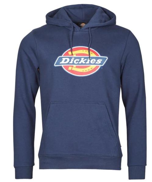 Dickies icon logo hoodie navy blue brushed fleece, Kleding | Heren, Truien en Vesten, Nieuw, Maat 56/58 (XL), Blauw, Ophalen