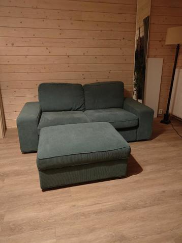 IKEA KIVIK 2 zits bank met voetenbank - afbeelding 1 IKEA KIVIK 2 zits bank met voetenbank - afbeelding 1