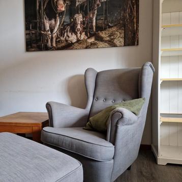 Ikea Oorfauteuil Sandtrom & Ektorp Voetenbank - afbeelding 2 Ikea Oorfauteuil Sandtrom & Ektorp Voetenbank - afbeelding 2