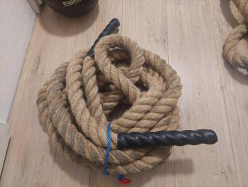 Battle Rope - 4 cm doorsnee - 9 m lang, 2 stuks voor 10 p.st