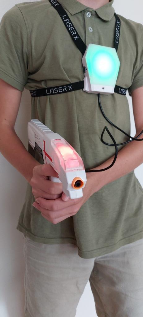 Laser x Lasergame gun blaster, Kinderen en Baby's, Speelgoed | Buiten | Actiespeelgoed, Zo goed als nieuw, Ophalen