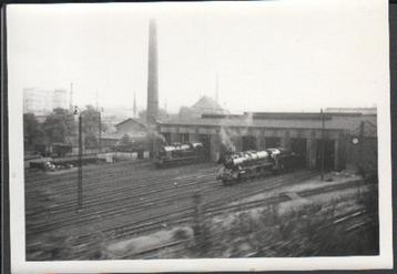 Foto DB/DR stoomlocomotieven depot West/Oost-Duitsland 1964.