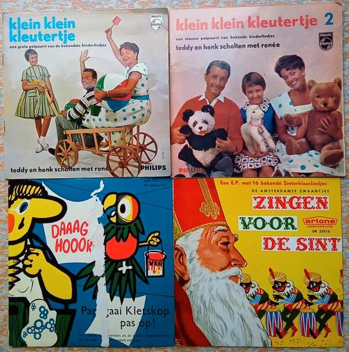 Diverse vinyl ep's kinder-, Sinterklaas liedjes 1958-70 €10, Cd's en Dvd's, Vinyl | Kinderen en Jeugd, Zo goed als nieuw, Ophalen of Verzenden