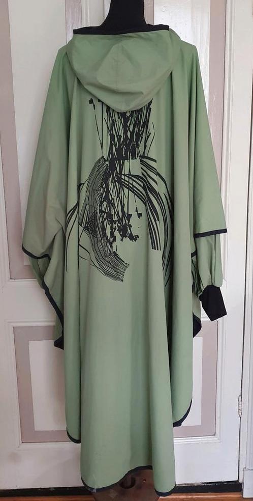 Groene jas Margareta Forslund design, Simrishamn Sweden - M, Kleding | Dames, Jassen | Zomer, Maat 38/40 (M), Groen, Ophalen of Verzenden