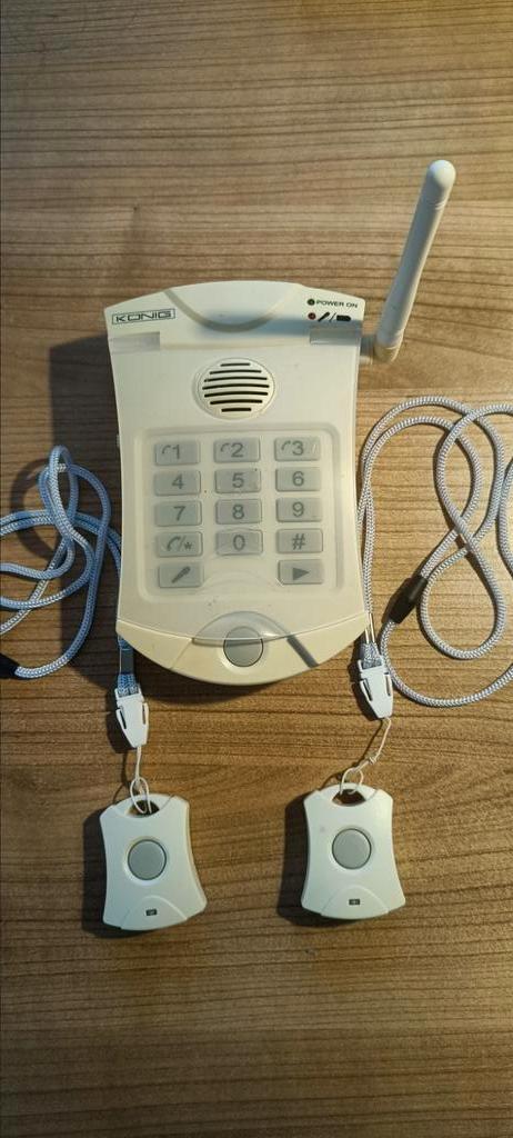 Telefoon kiezer - alarmeringssysteem (Konig SEC-AED10), Doe-het-zelf en Verbouw, Alarmsystemen, Zo goed als nieuw, Detector, Sensor of Melder