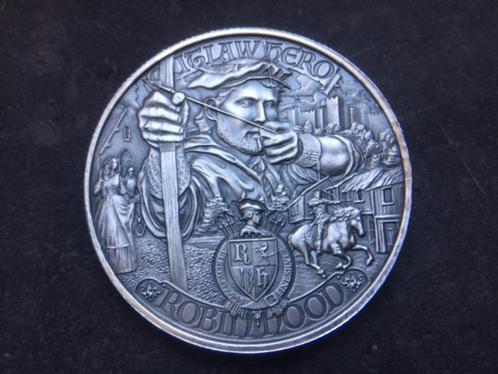 2021 Niue - Robin Hood Outlaw Hero - 1 oz AF silver LAATSTE, Postzegels en Munten, Munten | Oceanië, Losse munt, Zilver, Ophalen of Verzenden