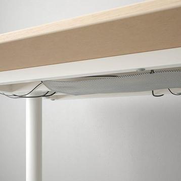 IKEA BEKANT bureau – eikenfineer/wit – 160x80 cm - afbeelding 3 IKEA BEKANT bureau – eikenfineer/wit – 160x80 cm - afbeelding 3