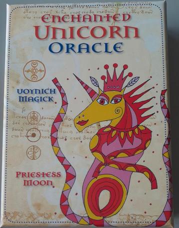 Enchanted unicorn oracle Voynich magick