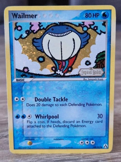 Wailmer 69/92 - Pokemon Legend Maker (Hologram), Hobby en Vrije tijd, Verzamelkaartspellen | Pokémon, Zo goed als nieuw, Losse kaart