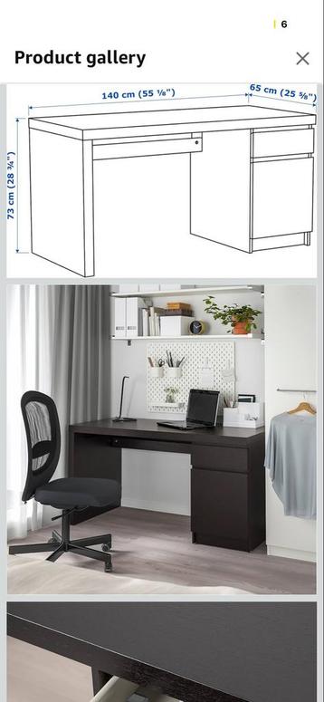 IKEA MALM Bureau - Zo Goed Als Nieuw! - afbeelding 2 IKEA MALM Bureau - Zo Goed Als Nieuw! - afbeelding 2