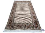 Handgeknoopt Perzisch wol tapijt Mir crème India 90x157cm