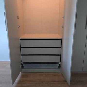Complete Beige Pax Kast Ikea kledingkast 237 x 200 cm - afbeelding 3 Complete Beige Pax Kast Ikea kledingkast 237 x 200 cm - afbeelding 3