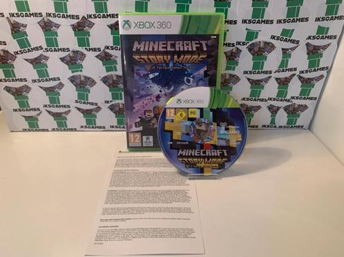 Minecraft Story Mode - Xbox 360 - IKSGAMES, Spelcomputers en Games, Games | Xbox 360, Zo goed als nieuw, Avontuur en Actie, 1 speler