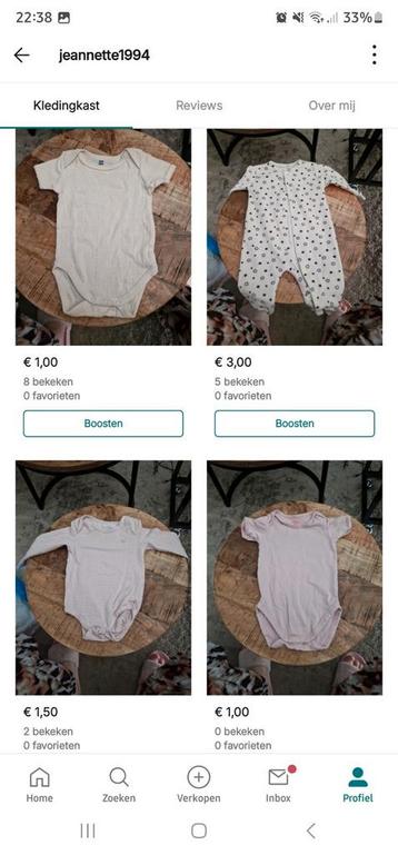 Heel veel babykleding te koop