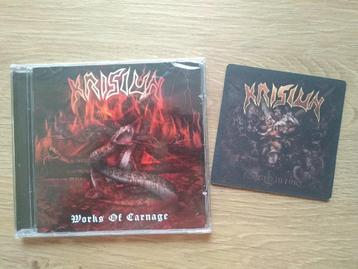 Krisiun - Works of Carnage CD Death Metal 2003 + biervilt