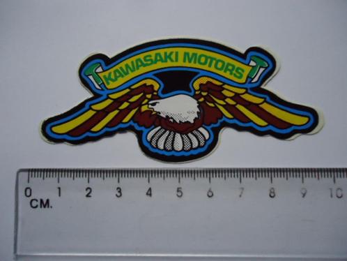 sticker Kawasaki motors eagle adelaar logo motorfiets cross, Verzamelen, Stickers, Verzenden