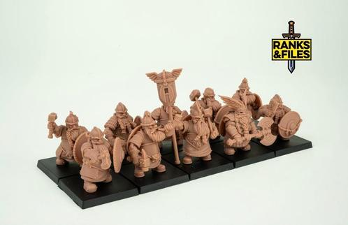 Dwarf Warriors of the Clan 10x - Durgin Paint Forge, Hobby en Vrije tijd, Wargaming, Nieuw, Figuurtje(s), Verzenden