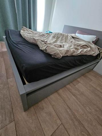 IKEA Malm bed 160x200 + matras - afbeelding 3 IKEA Malm bed 160x200 + matras - afbeelding 3