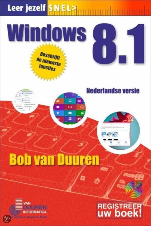 Leer jezelf snel Windows 8.1, Boeken, Informatica en Computer, Nieuw, Besturingssystemen, Ophalen of Verzenden