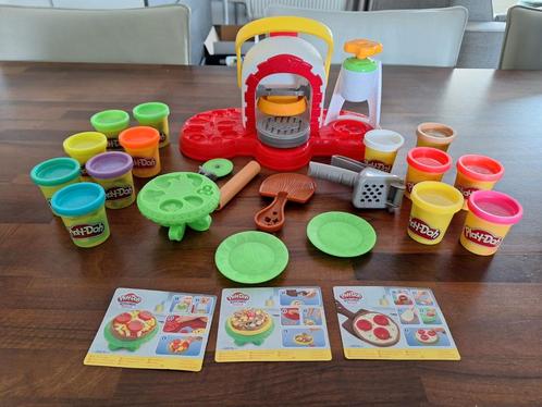 Play-Doh Pizza set met extra klei, Kinderen en Baby's, Speelgoed | Speelkeukens, Zo goed als nieuw, Speelkeuken-accessoire, Kunststof