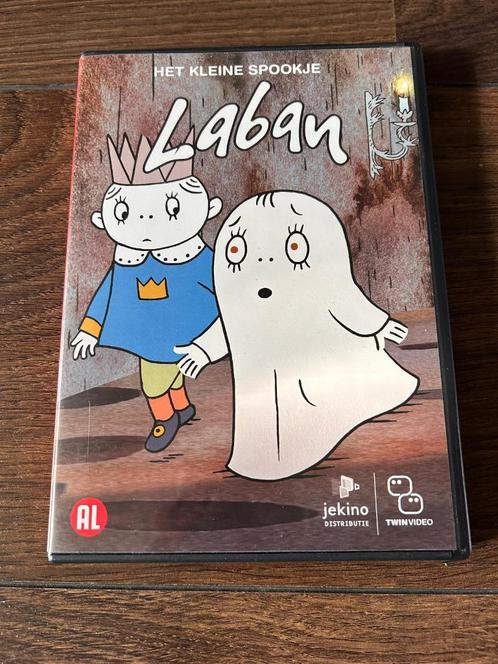 DVD Het kleine spookje Laban (peuter/kleuter film Zweden), Cd's en Dvd's, Dvd's | Tekenfilms en Animatie, Zo goed als nieuw, Europees