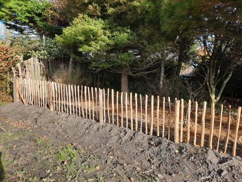 Schapenhek Kastanje zeer duurzaam + Kastanje palen vanaf€9,5, Tuin en Terras, Gaas en Draad, Nieuw, Raster, Ophalen of Verzenden