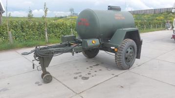 Waterwagen melktank kar RVS tank 1500 liter