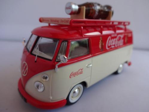 Volkswagen Bus T1 Coca Cola met fles op dak van Corgi 1/43, Hobby en Vrije tijd, Modelauto's | 1:43, Nieuw, Auto, Corgi, Ophalen of Verzenden