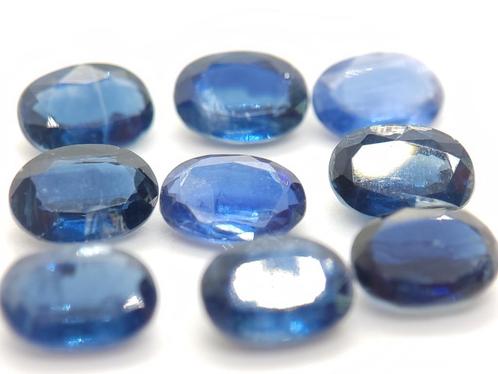 9x Kyaniet blauw / kyanite blue - 8.62karaat, Sieraden, Tassen en Uiterlijk, Edelstenen, Nieuw, Ophalen of Verzenden