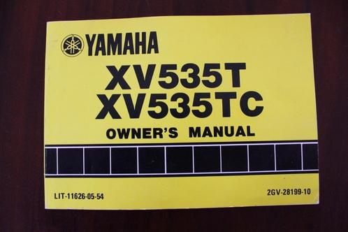 Yamaha XV535T TC 1986 motorcycle  owner's manual XV 535 T TC, Motoren, Handleidingen en Instructieboekjes, Yamaha, Ophalen of Verzenden