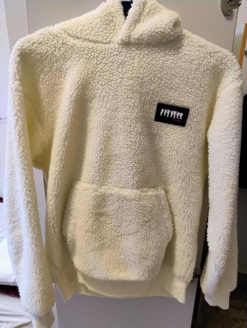 BTS mic drop hoodie officieel, Kleding | Dames, Truien en Vesten, Zo goed als nieuw, Maat 38/40 (M), Beige, Verzenden