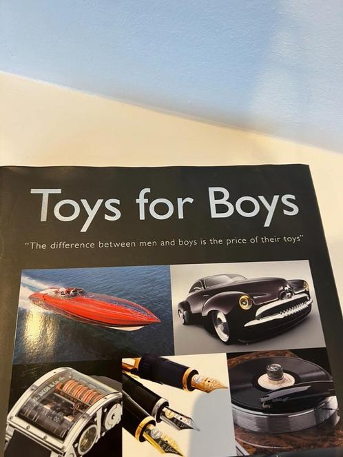Koffietafelboek Toys for Boys, Boeken, Hobby en Vrije tijd, Zo goed als nieuw, Ophalen of Verzenden