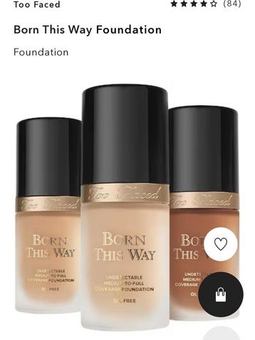 Too Faced Born This Way coverage foundation 30ml Nieuw