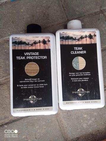 Teak cleaner en teak vintage protector 