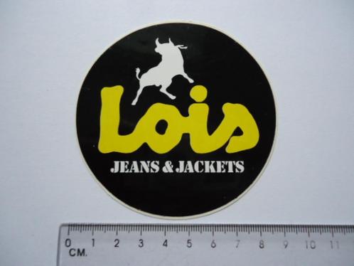 sticker LOIS jeans zwart retro, Verzamelen, Stickers, Verzenden